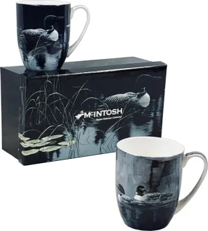 BATEMAN LOONS SET OF 2 MUGS
