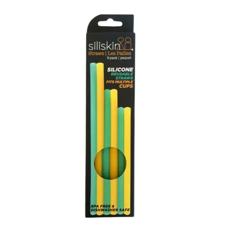 GoSili Reusable Silicone Straws - Packs