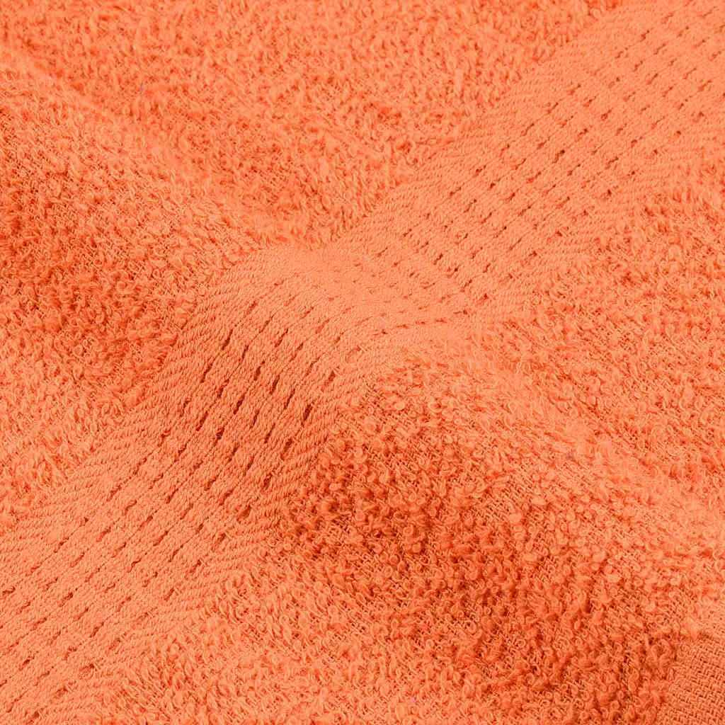 Guest Towels 10 pcs Orange 30x50 cm 360 gsm 100% Cotton