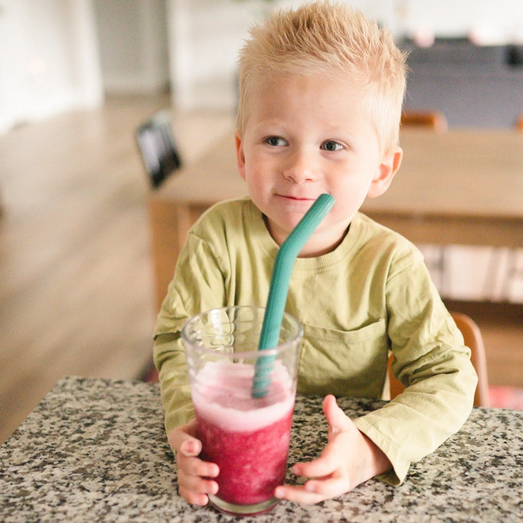 Silicone Jumbo Straws